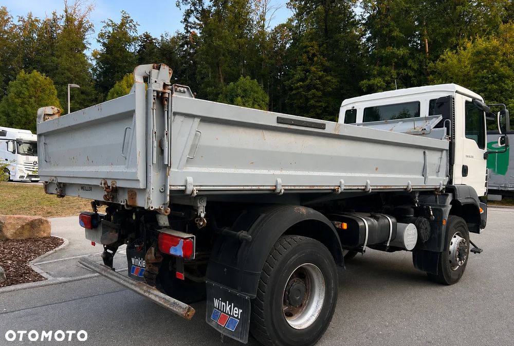 MAN TGM 18.290 4x4 Wywrotka Trójstronna | Automat | Klimatyzacja | Meiller | Euro 5 - 4