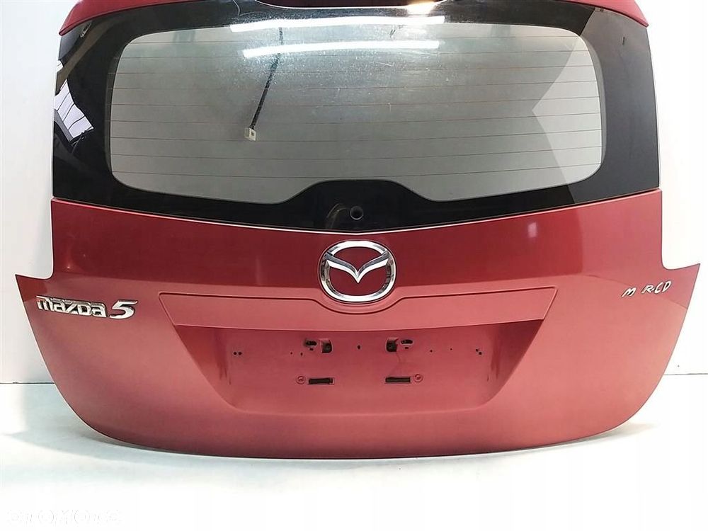 Klapa tył tylna Mazda 5 I 2005-2010 30P Bordowy - 4