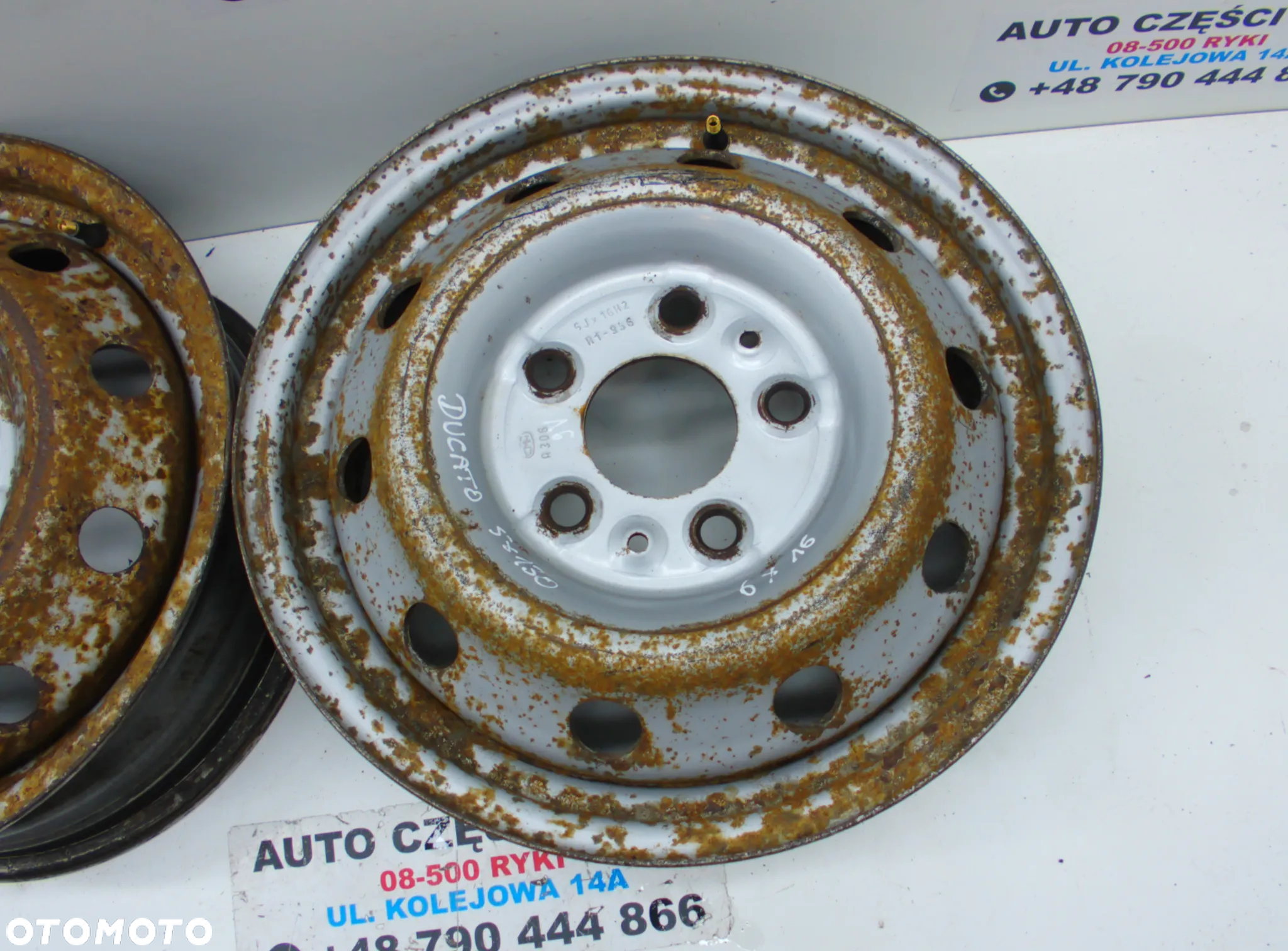 Fiat Ducato Felgi Stalowe 5x130 6JX16'' ET68 - 2