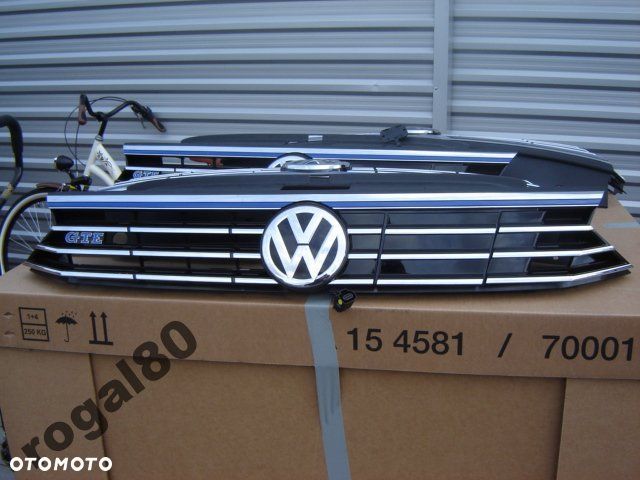 PASSAT B8 GRILL GTE NOWY KOMPLETNY ORYGINAŁ - 1