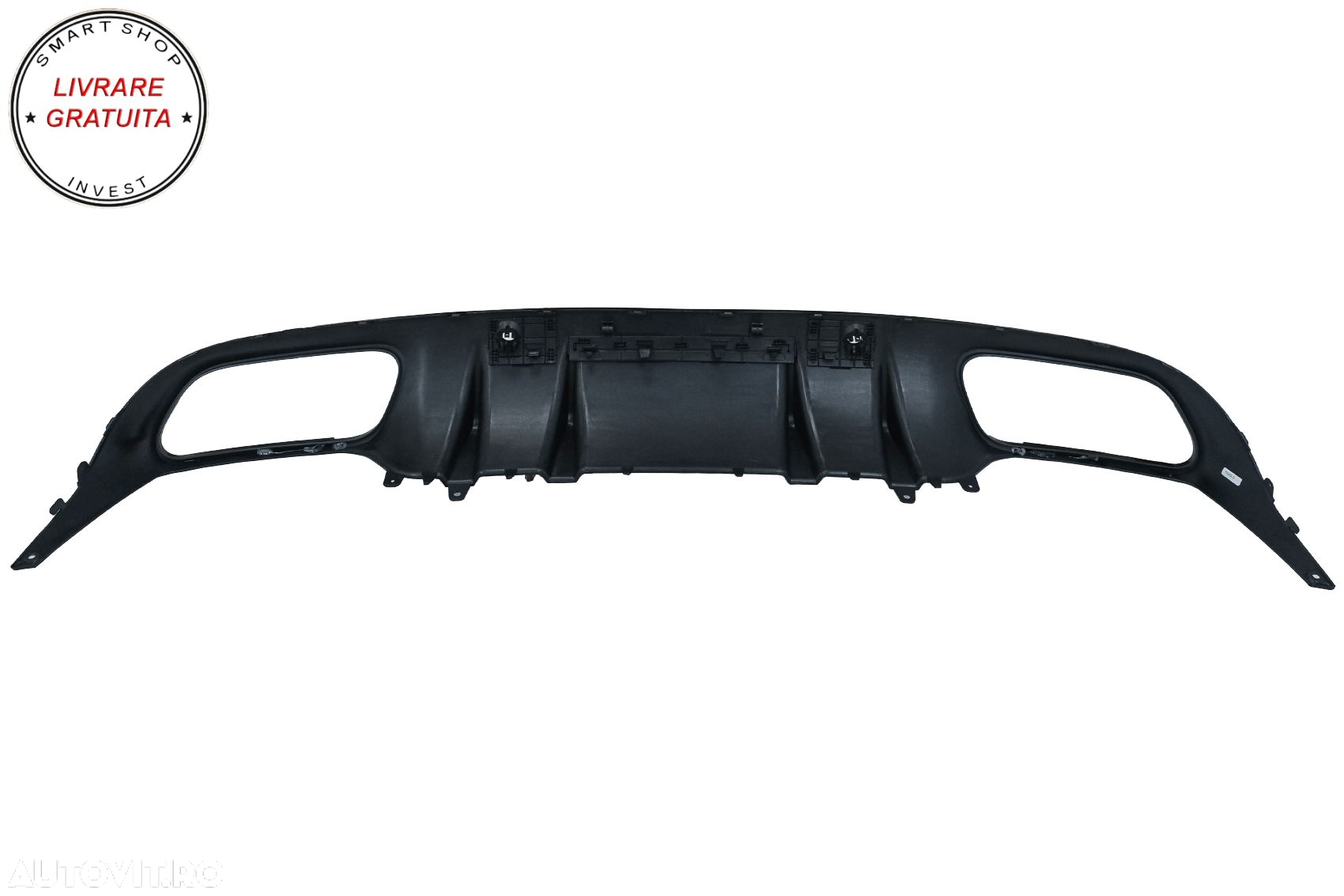 Difuzor Bara Spate Evacuare Dubla si Tobe Ornament Mercedes C-Class C205 A205 Coup- livrare gratuita - 9
