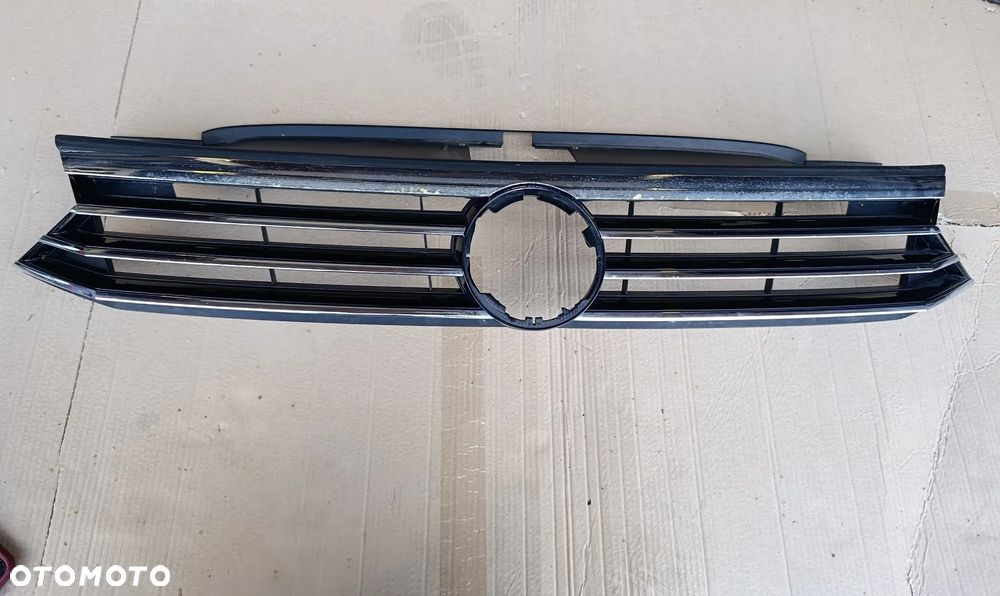 VW PASSAT B8 GRILL ATRAPA ZDERZAKA PRZÓD 3G0853653 - 1