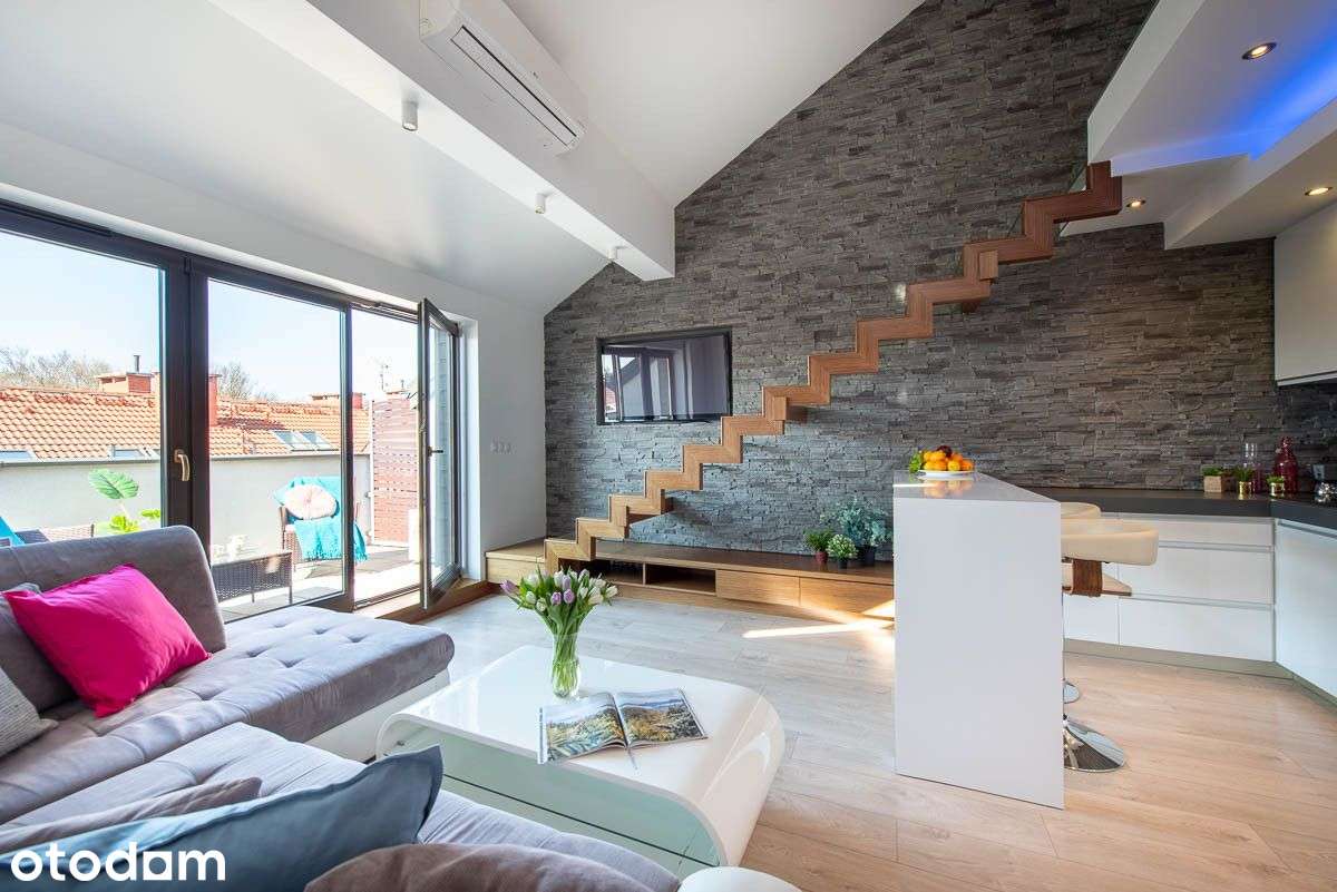 Nowoczesny Apartament z tarasem z widokiem
