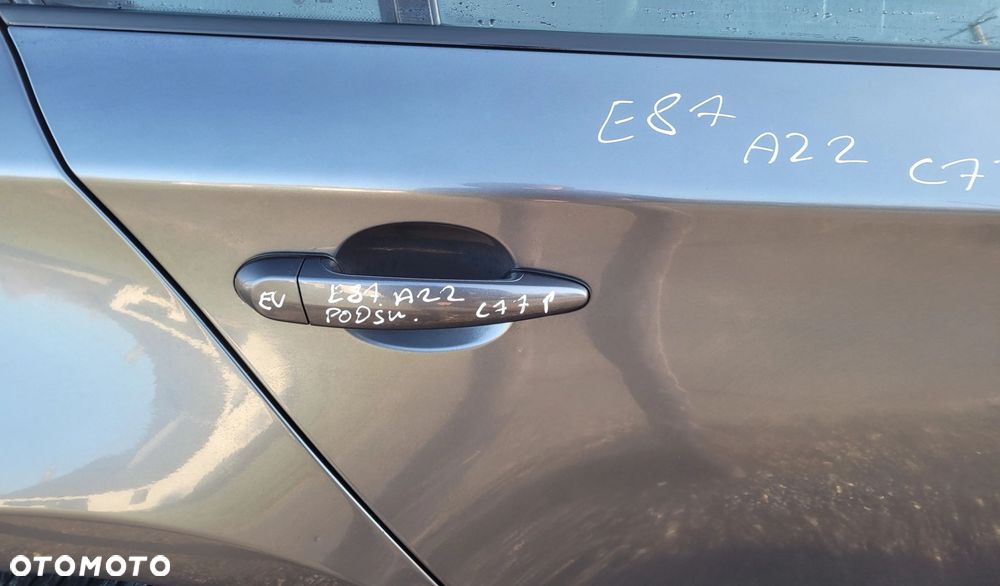 DRZWI PRAWY TYŁ TYLNE BMW 1 E87 A22 SPRAKLING GRAPHITE C77 - 2