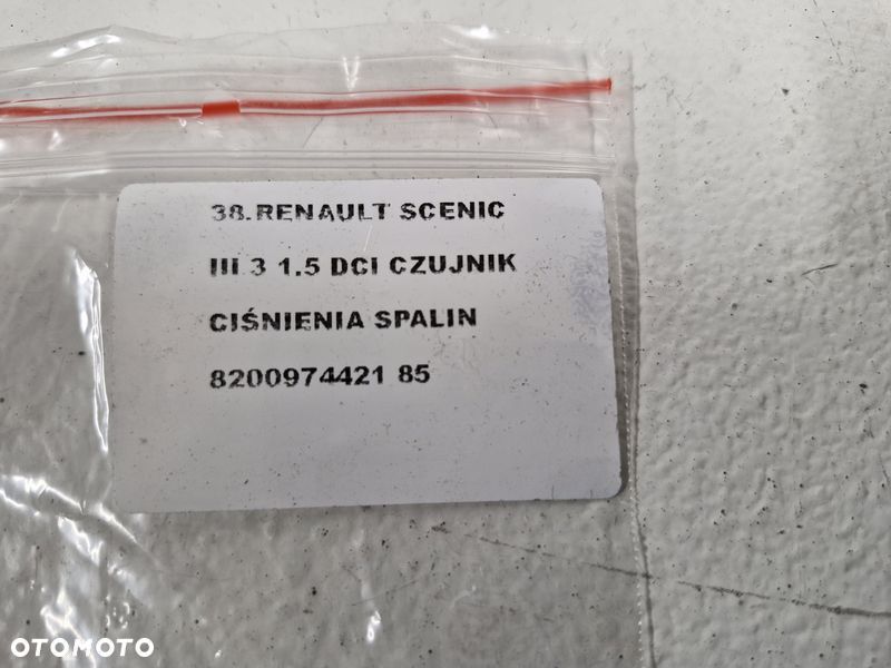 RENAULT SCENIC 3 III 1.5 DCI CZUJNIK CIŚNIENIA SPALIN 8200974421 - 4