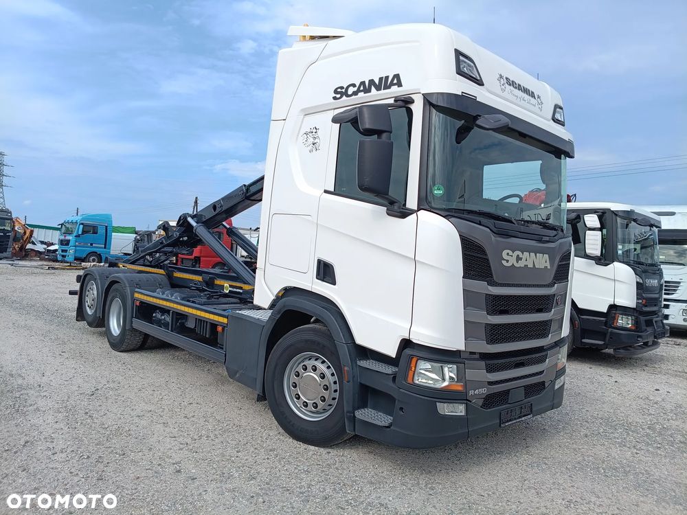 Scania R450,Hakowiec Meiller 20/70, Skrętna, Sprowadzona - 1