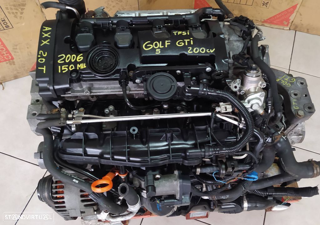 Motor golf V gti 2.0tfsi turbo 200cv AXX caixa 6 velocidades GVT - 1