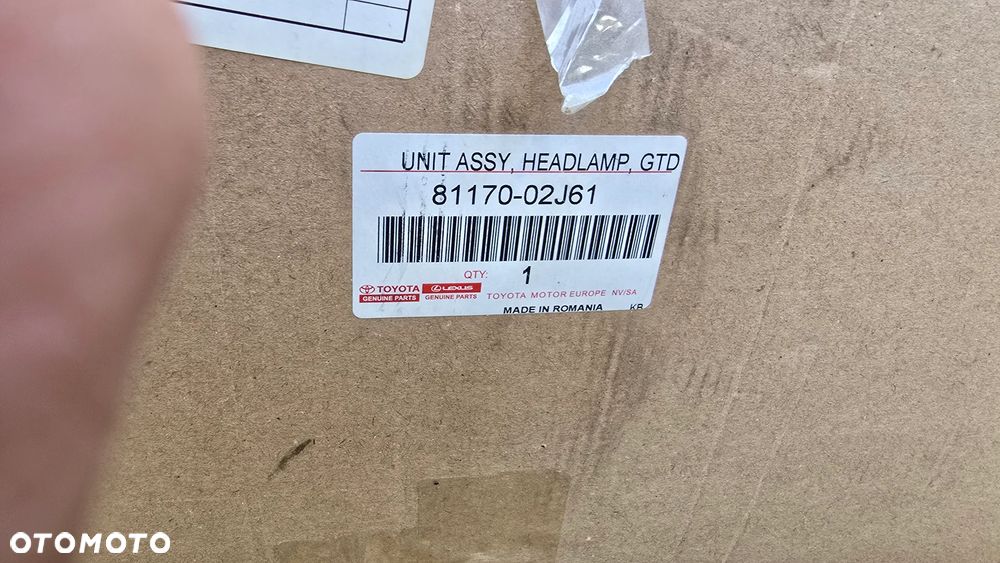 Toyota Auris II 12-15 Lampa Przód Lewa Zwykła z LED DRL Oryginał Europa Nowa - 7