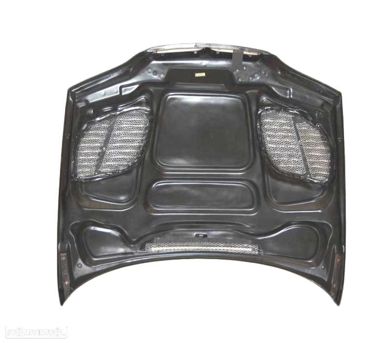 CAPÔ BMW E46 02-06 LOOK M3 GTR C/ ENTRADA DE AR CARBONO - 3