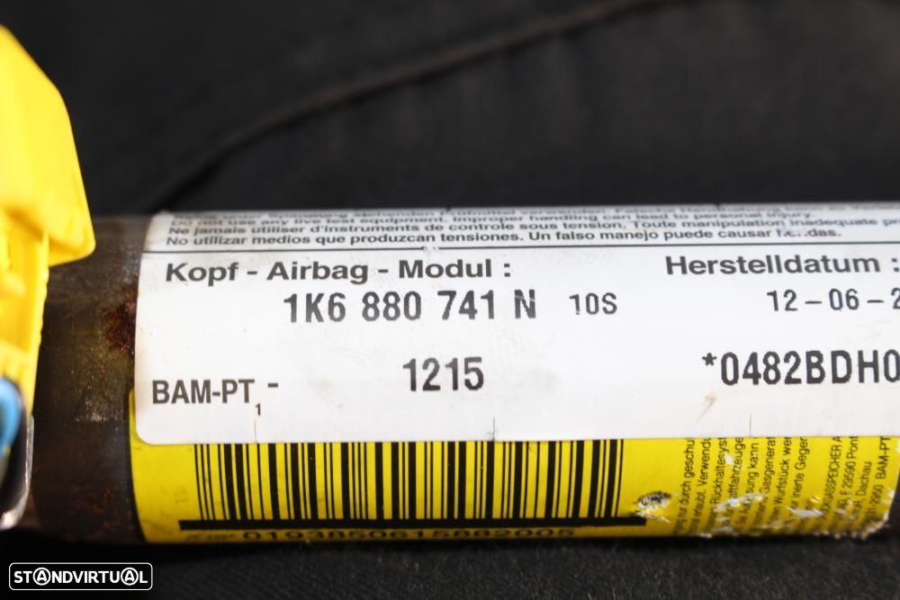 Airbags De Cortina Volkswagen Golf V (1K1)  1K6880741n / 1K6880742n - 7
