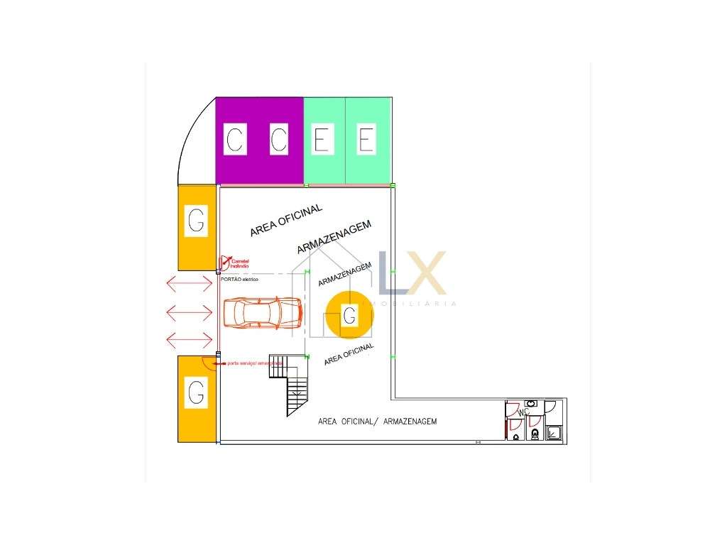 Armazém na Zona Industrial de Taboeira para arrendar!!! - Grande imagem: 3/4