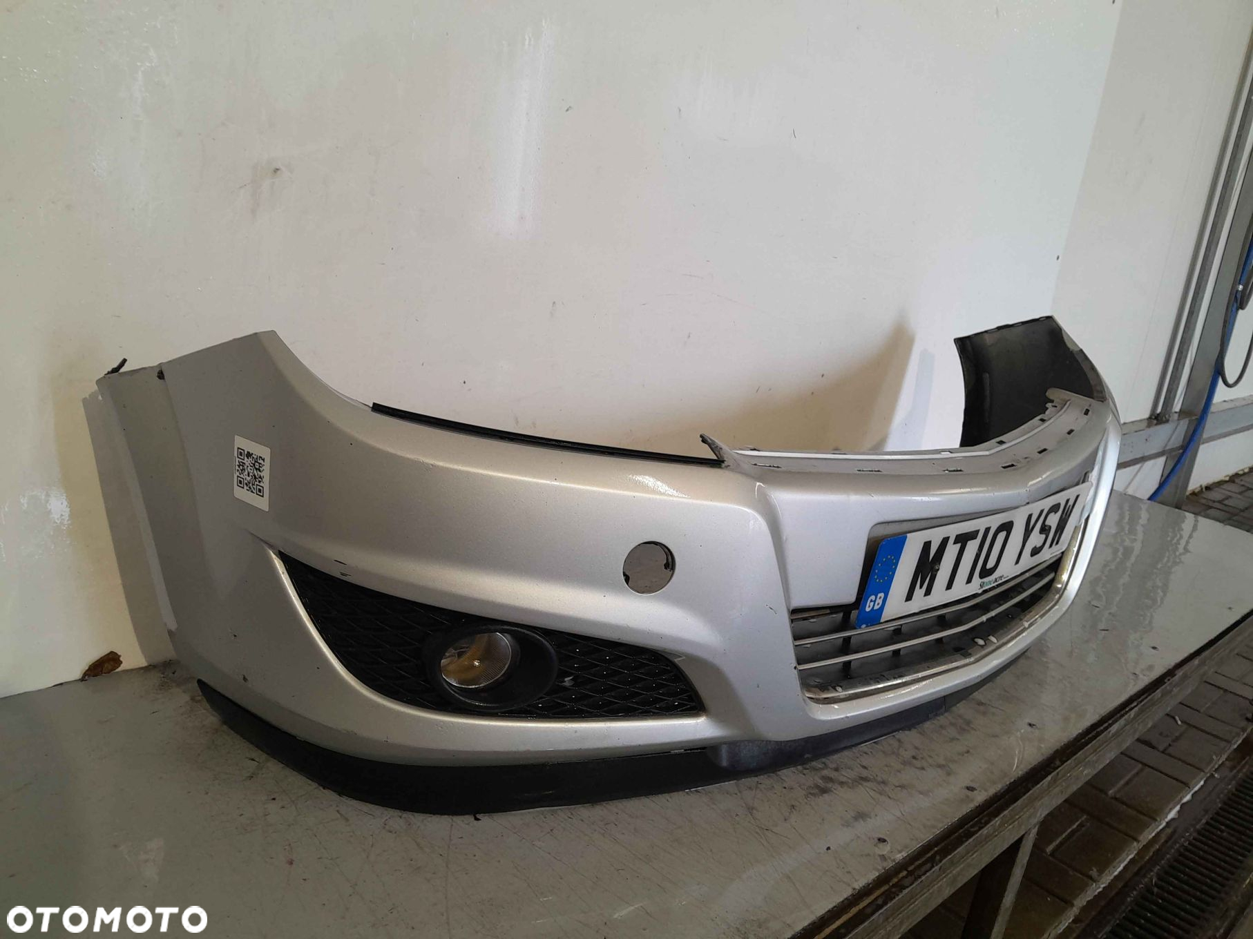 @ ZDERZAK PRZÓD PRZEDNI OPEL ASTRA H 3 III Z157 Z176 SREBRNY LIFT FL - 4
