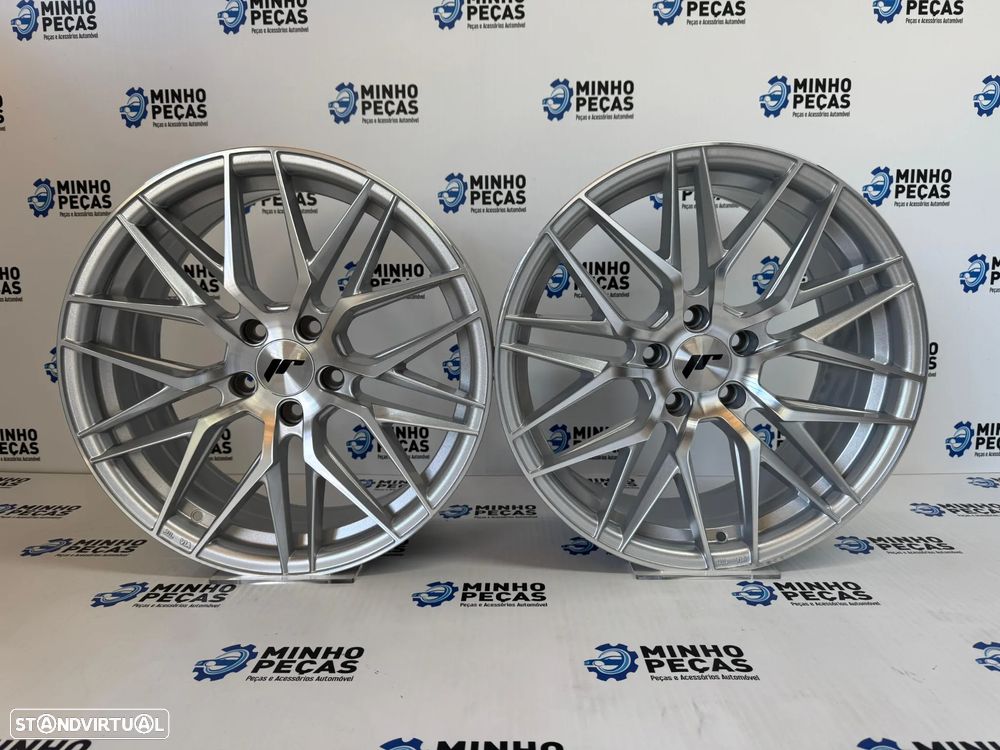 Jantes Japan Racing (JR28) em 18 (5x112) Silver Machined - 1