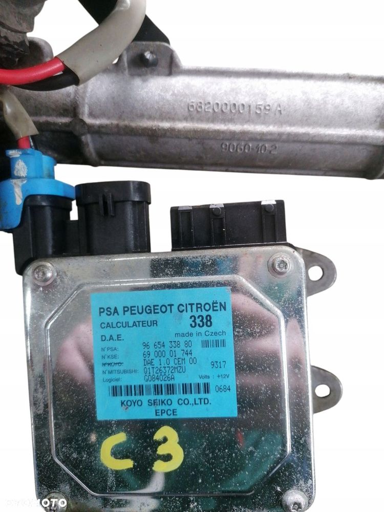 przekładnia maglownica moduł citroen c3 ii 9665433880 6900001744 q - 3