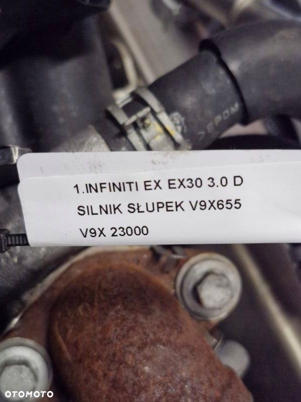 INFINITI EX EX30 3.0 D SILNIK SŁUPEK V9X655 V9X - 5