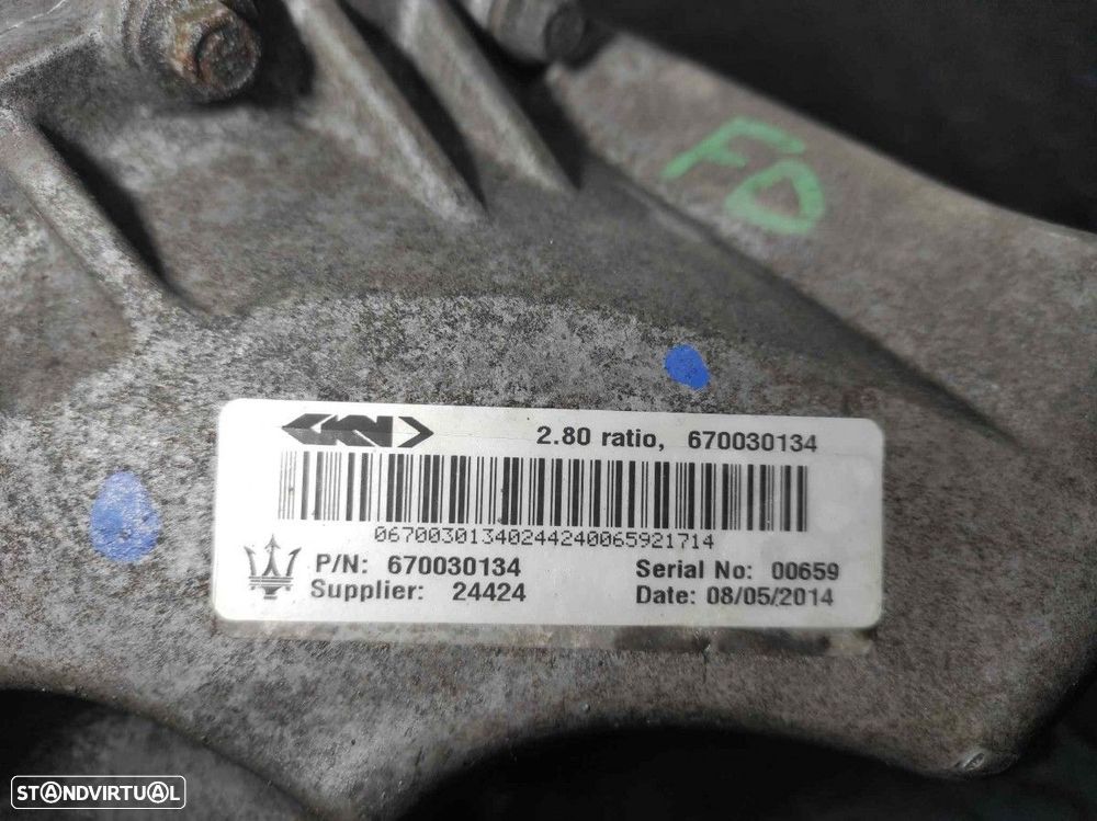 DIFERENCIAL TRASEIRO MASERATI GHIBLI S Q4 - 7