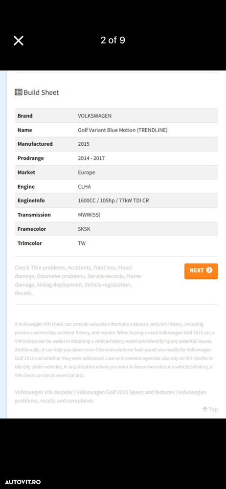 Volkswagen Golf 1.6 TDI DPF BMT Trendline - 8