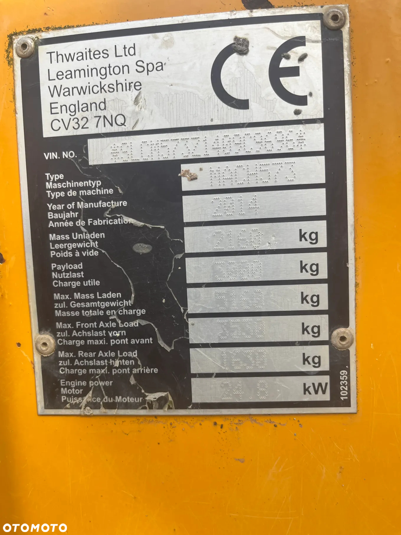 Thwaites Ton 3000 - 7