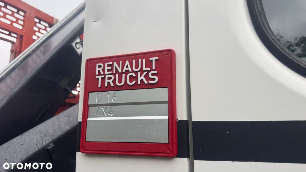 Renault D 16 / 4X4 / WYWROTKA + HDS AHIAB 111 BS-2 HIDUO / MAX UDŹWIG 4650 KG / STEROWANIE RADIOWE / - 4