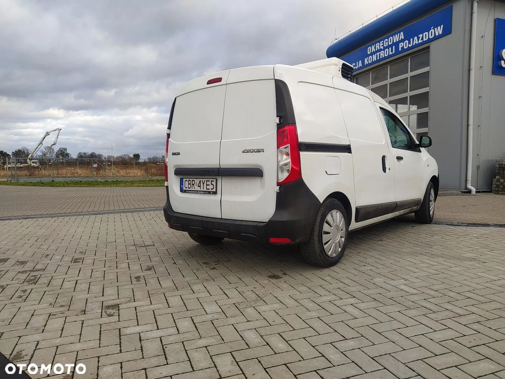 Dacia Dokker L2 Long Maxi Nowa Izoterma Chłodnia Mroźnia do lodów minus 20 stopni Carrier 220V PL na stoku - 10