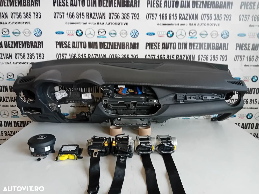 Plansa Bord Kit Airbag Alfa Stelvio 2017-2022 Impecabil Model Quadrifoglio Piele Cu Cusatura - 4