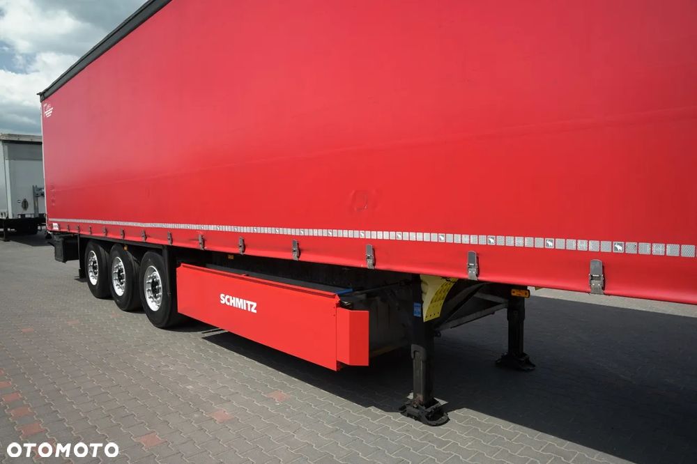Schmitz Cargobull / FIRANKA / OŚ PODNOSZONA / DACH PODNOSZONY / KOSZ NA PALETY - 9