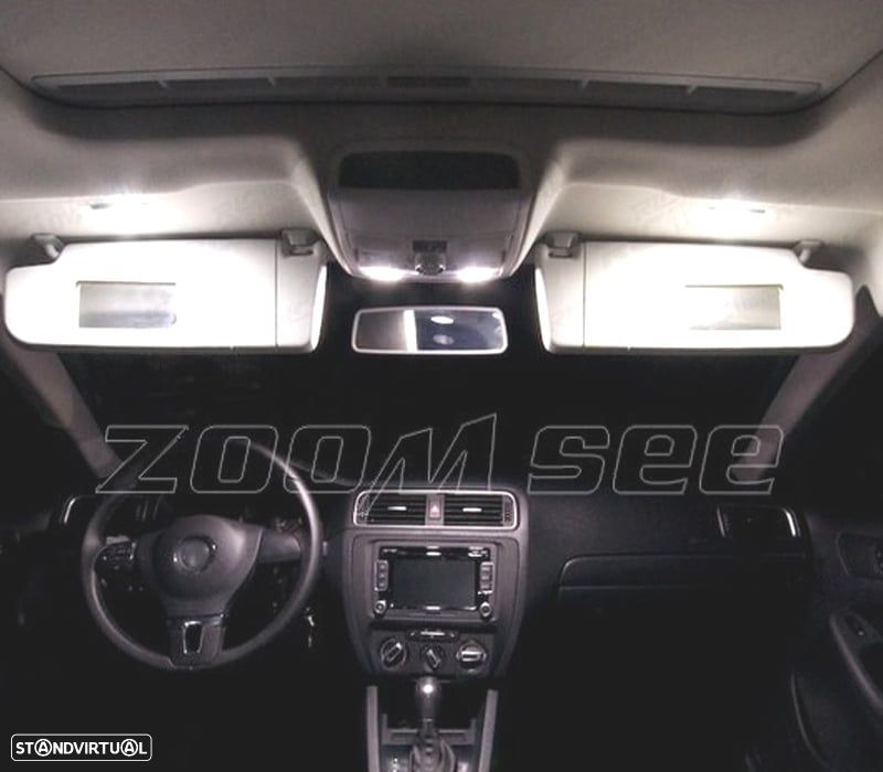 KIT COMPLETO 16 LAMPADAS LED INTERIOR PARA VOLKSWAGEN VW JETTA 6 MK6 MKVI 11- - 6