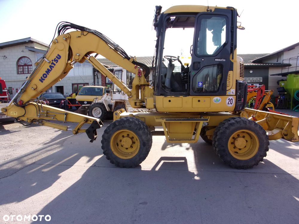 Komatsu Koparka kołowa KOMATSU PW98MR-8, Minikoparka HITACHI ZX19-5A CR, Minikoparka JCB 8018, Ładowarka kołowa HANOMAG-AG 10F, Ładowarka kołowa Atlas Weyhausen AR 75, Ładowarka teleskopowa JCB 541-70 - 4