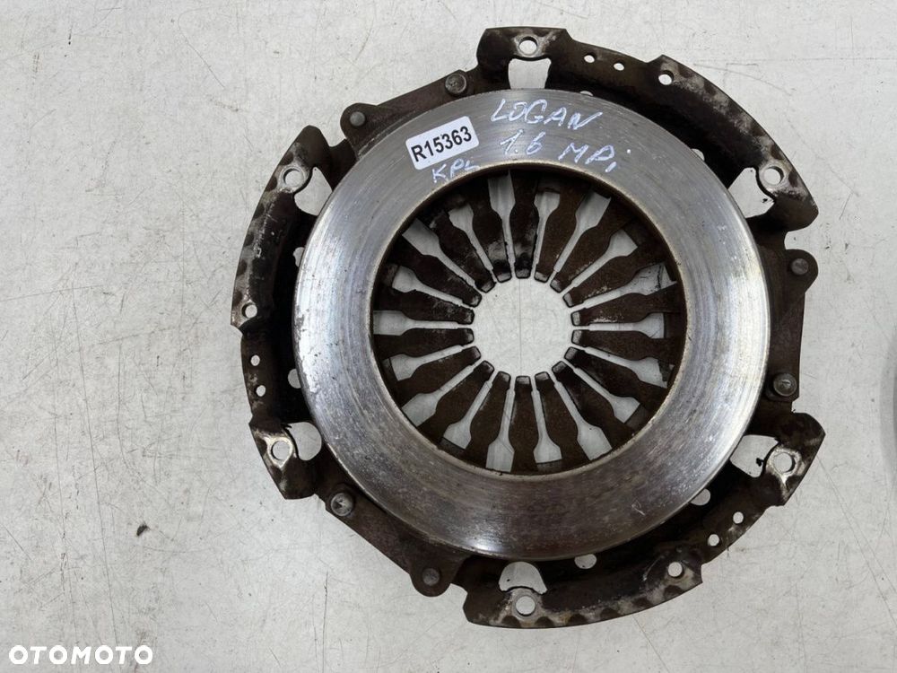 Sprzęgło Dacia Logan 1 I Duster Sandero 05-14r. 1.6 MPI benzyna tarcza docisk KOMPLET Valeo - 5