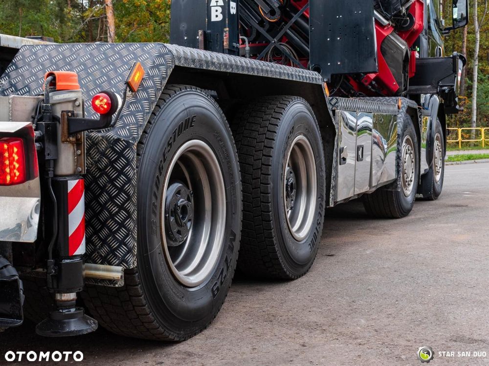 Scania R580 8x4 HMF 5020-K6, JOAB L20 5200AK Żuraw HDS Hakowiec Wciągarka - 24