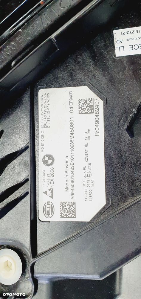 BMW 3 G20 LIFT LAMPA PRZÓD LEWA PRAWA FULL LED LASER NIEBIESKA KOMPLETNE - 10