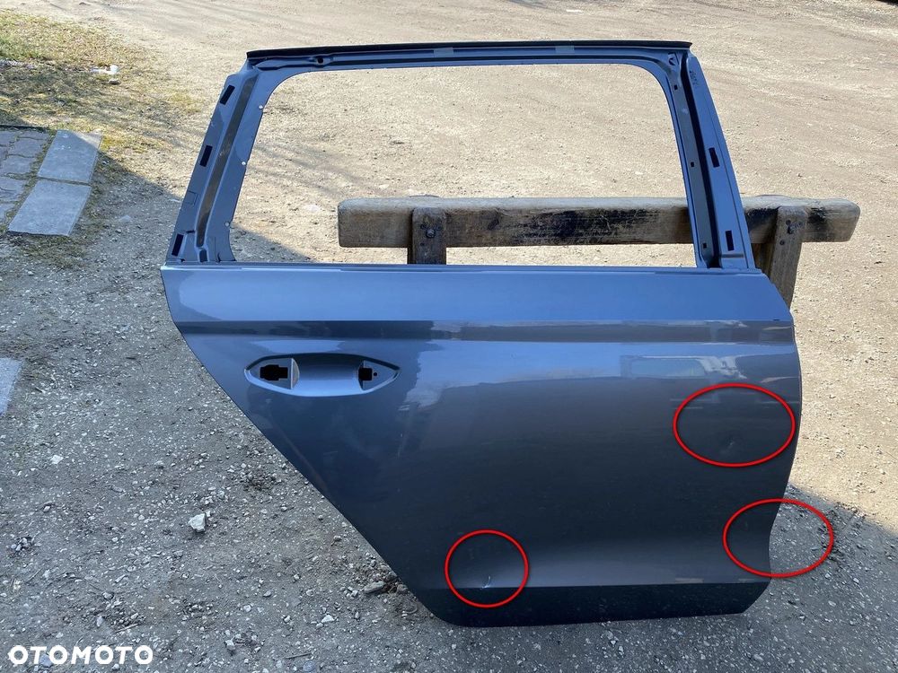 DRZWI TYŁ TYLNE PRAWE SKODA OCTAVIA IV KOMBI 5E7833312 - 2