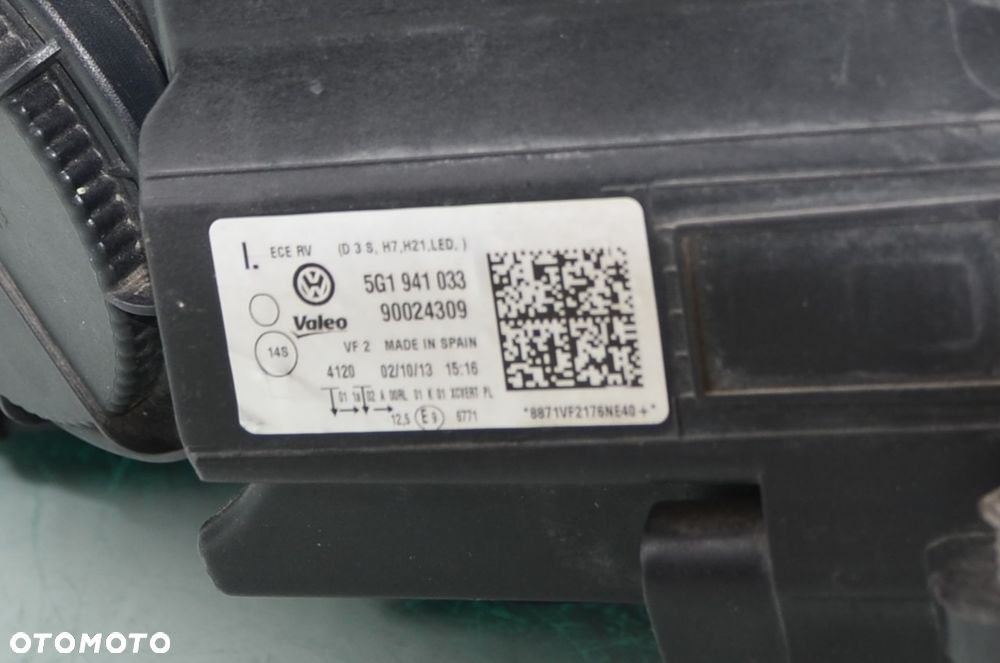 VW TOURAN 2 1T1941751G BI-XENON+LED Prawy Przedni Oryginał - 9