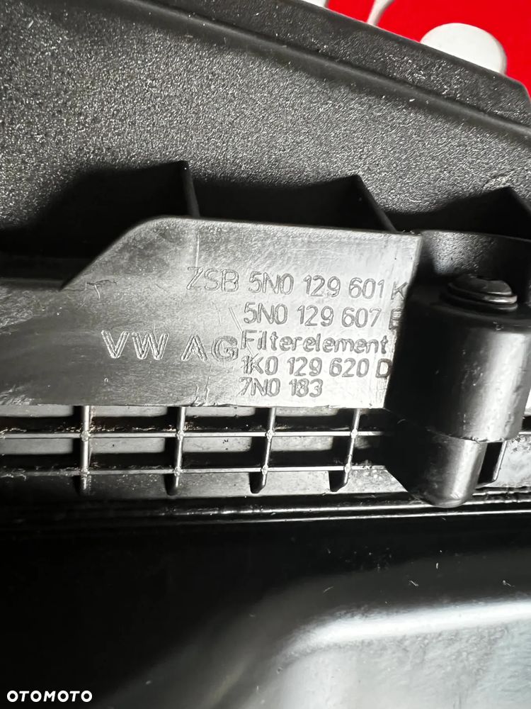 AUDI Q3 8U LIFT 2.0TDI FILTR POWIETRZA OBUDOWA FILTRA 5N0129601K 8U0129618G KOMPLETNY ORYGINAŁ - 3