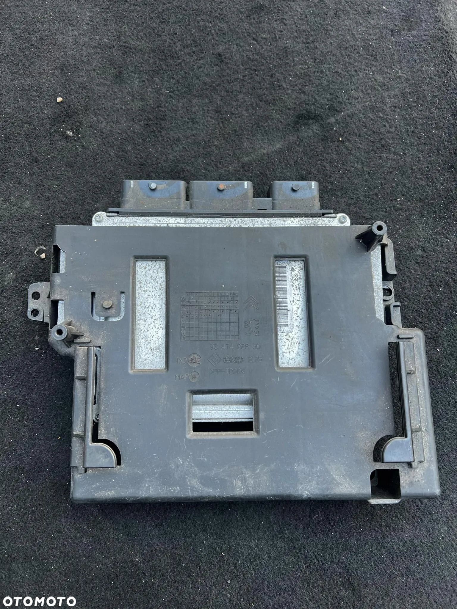 STEROWNIK - KOMPUTER SILNIKA - PEUGEOT 407 -  2.0 HDI - 9663612380 Zestaw startowy sw 9661835580 hw 9655534080 9655708380 - 4