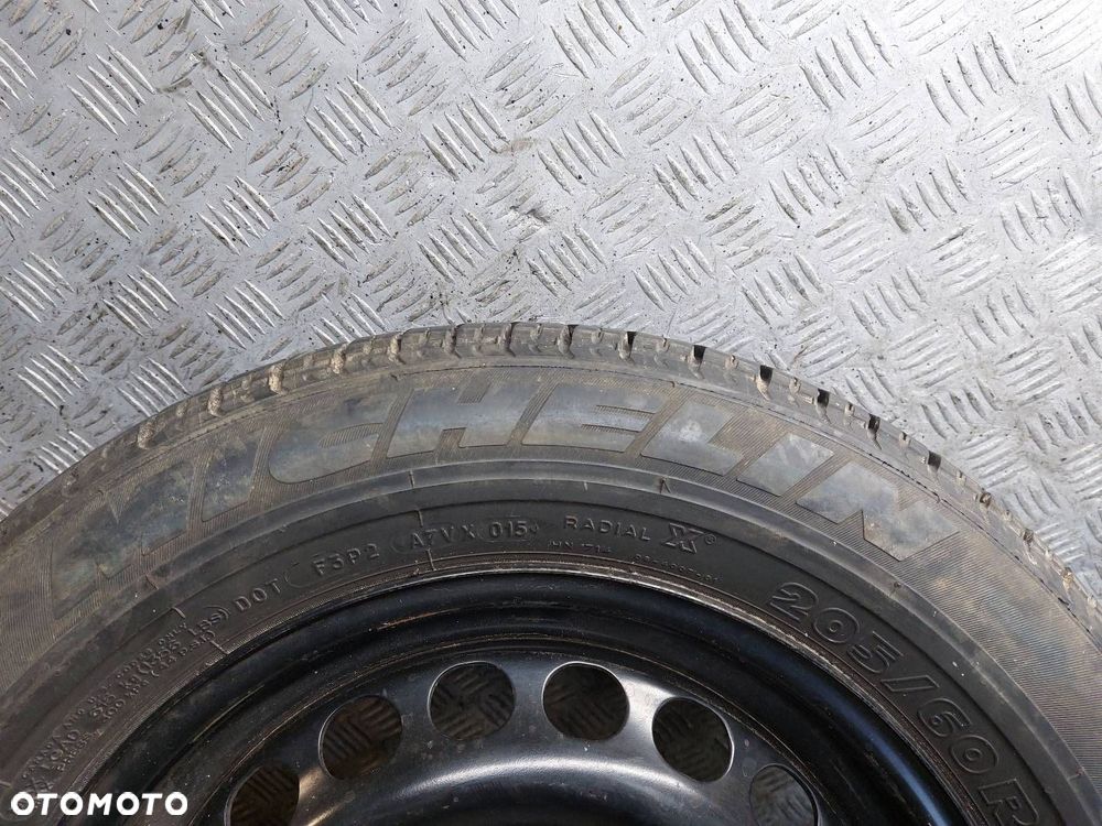 KOŁO FELGA OPONA ZAPAS 5x110 6Jx15 ET45 FI65,1 205/60R15 OPEL ASTRA H - 6