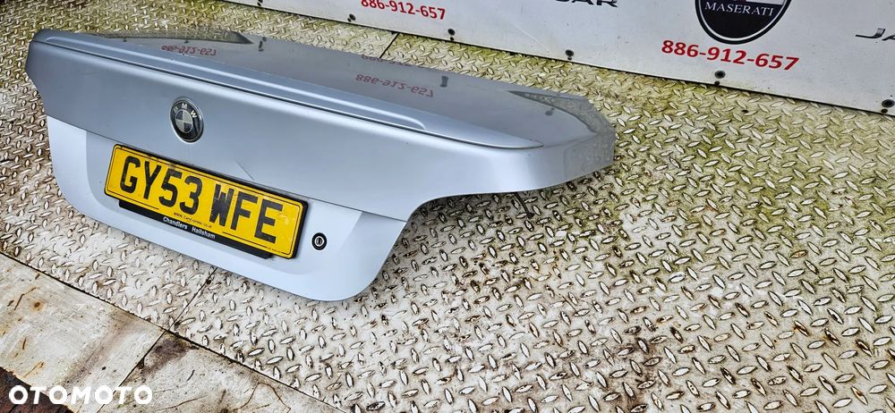 BMW 5 E60 Sedan Klapa bagażnika Spojler Lotka Titansilber metallic - 5