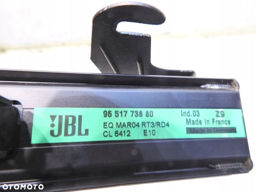 WZMACNIACZ JBL PEUGEOT 607 LIFT 9651773880 - 5