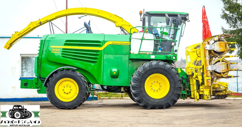 John Deere 7480 - ProDrive - 4x4 - 2014 rok - Kemper 360 plus - Pickup 630C - 40 km/h - 7