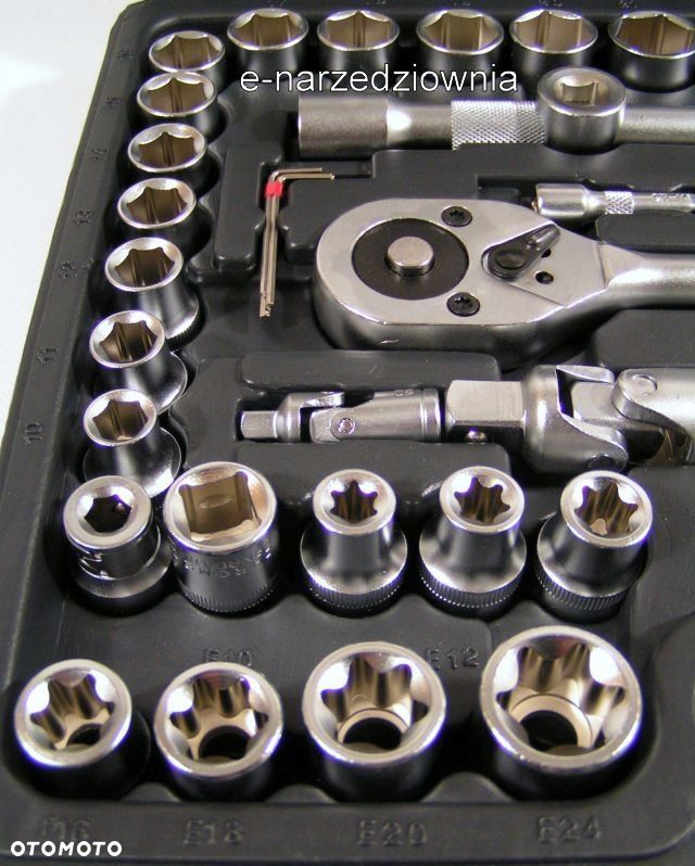 ZESTAW 108el KLUCZY KLUCZE NASADOWEGRATIS 6-22mm - 6
