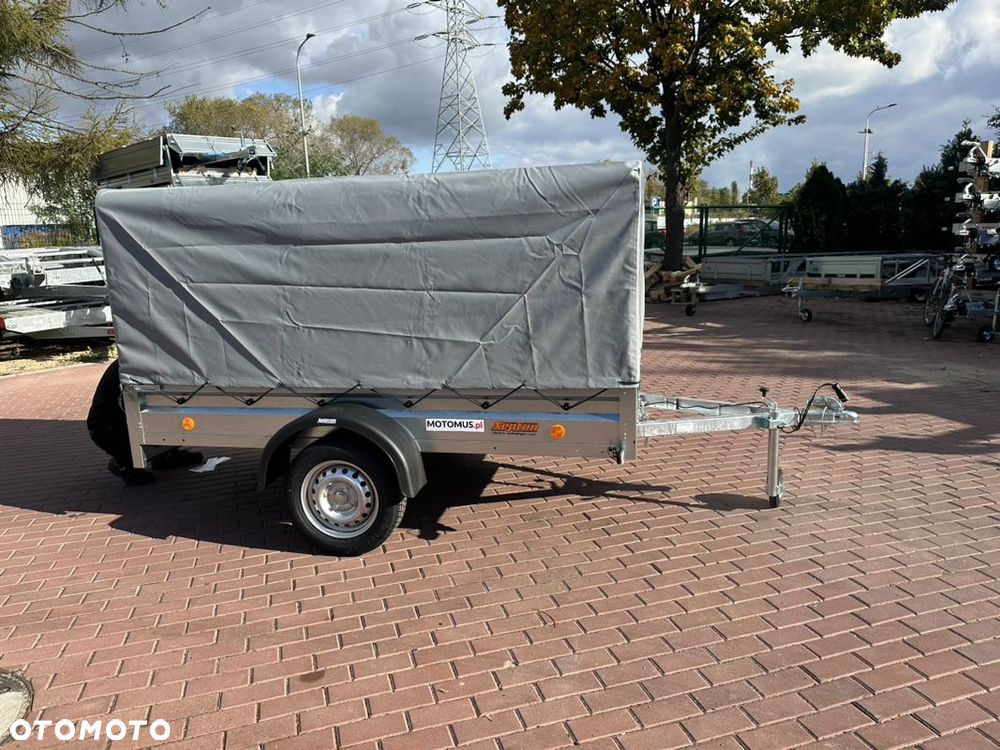 Neptun Przyczepa Neptun N7-263 PTW + stelaż i plandeka H80 cm  MOTOMUS Wrocław - 11