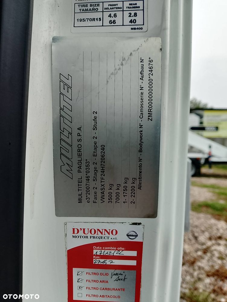 Nissan Podnośnik Koszowy Zwyżka Multitel HX200 20 Metrów kosz 225 kg Hydrauliczne Sterowanie! Jak Wumag Ruthmann Gsr - 12