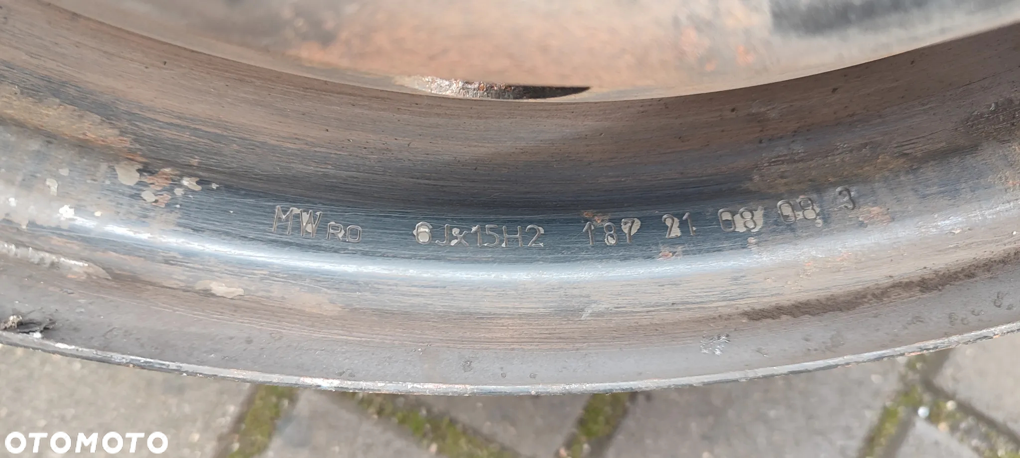 FELGI STALOWE 4x100 6Jx15 CALI ET50 RENAULT DACIA 4 SZTUKI KOMPLET - 7