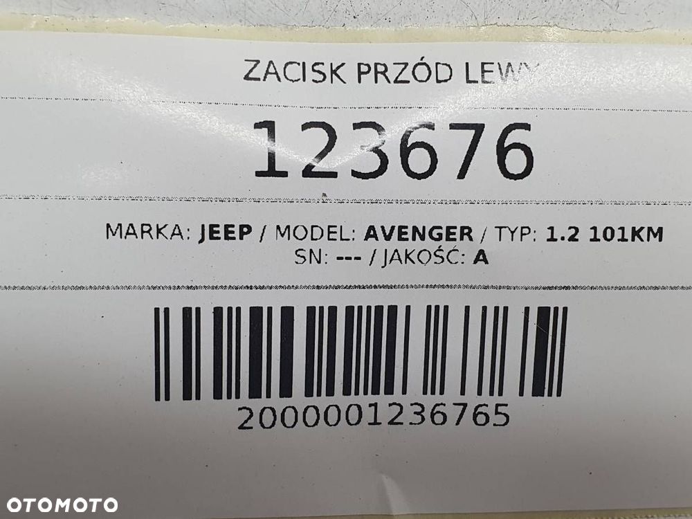 ZACISK PRZÓD LEWY JEEP AVENGER 2024 1.2 BENZYNA - 10