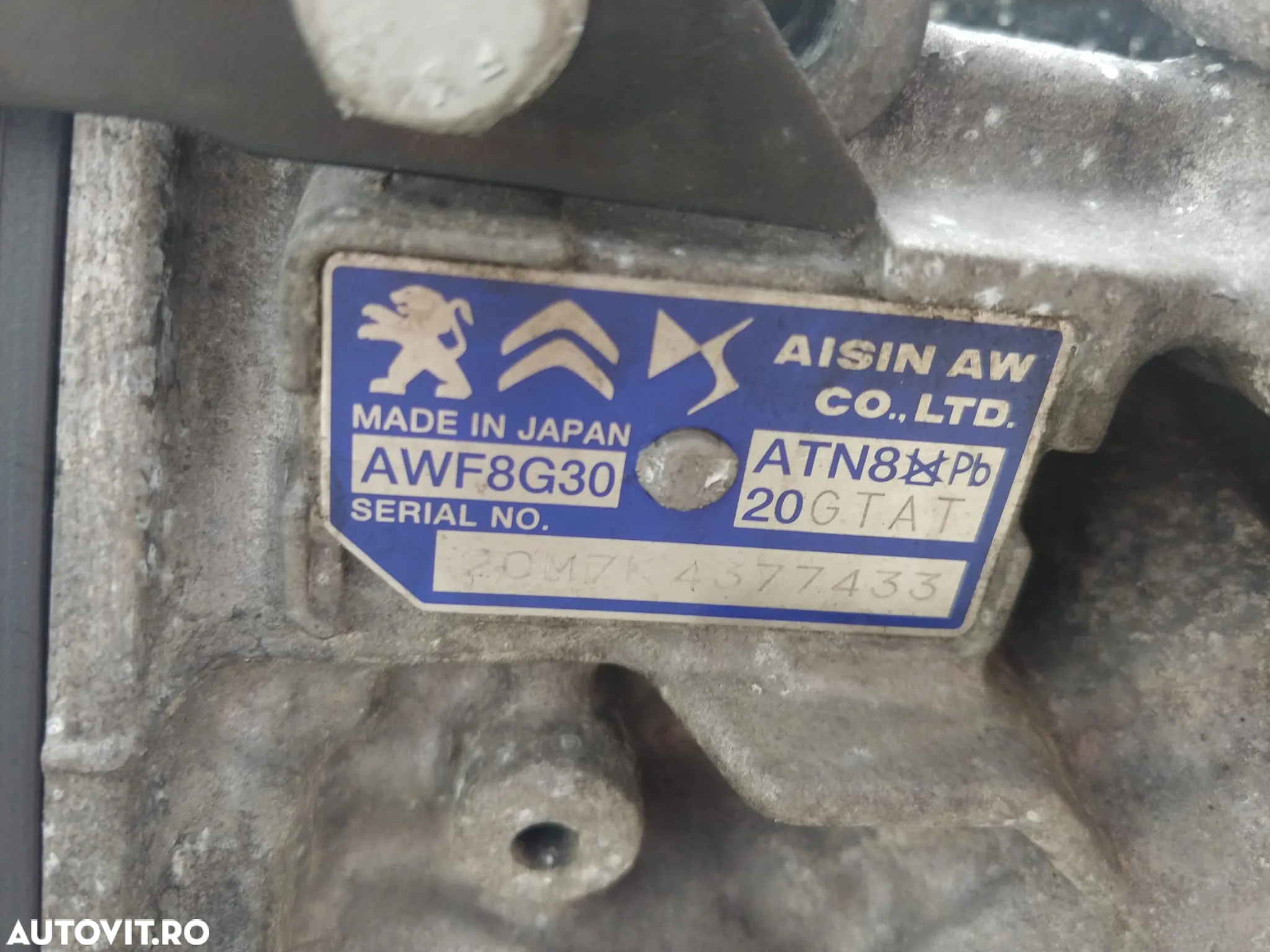 cutie viteze automata 20gtat 1.5 hdi yh01 peugeot 3008 - 2