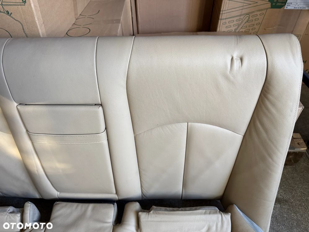 Mercedes E W211 komplet foteli kanapa skóra beż beżowa - 14