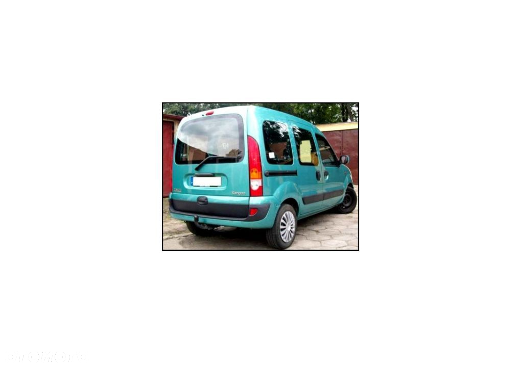 Hak Holowniczy + Kula+Wiązka Uniwersalna + Gniazdo el. Bez cięcia zderzaka Renault Kangoo 1 I 96-08 - 11
