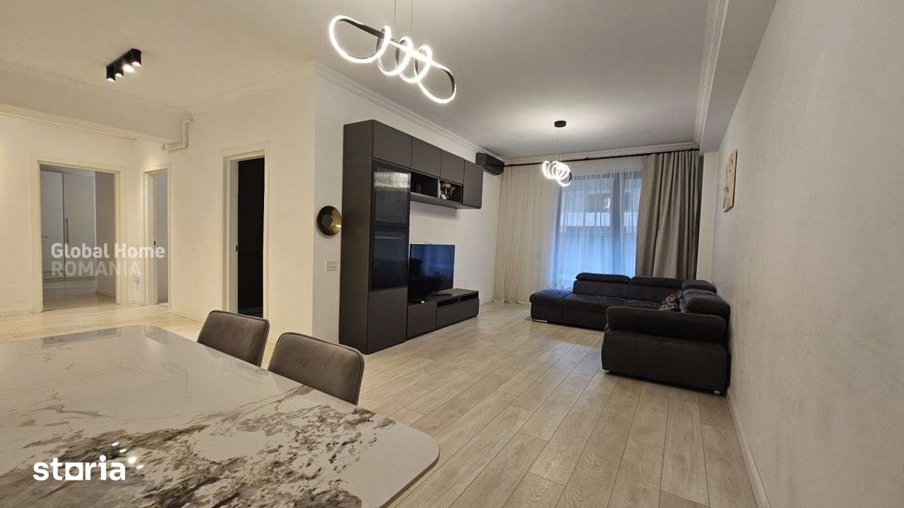 Apartament 3 Camere 110,9 mp | Via Pipera | Mobilat Complet — fotografia 2