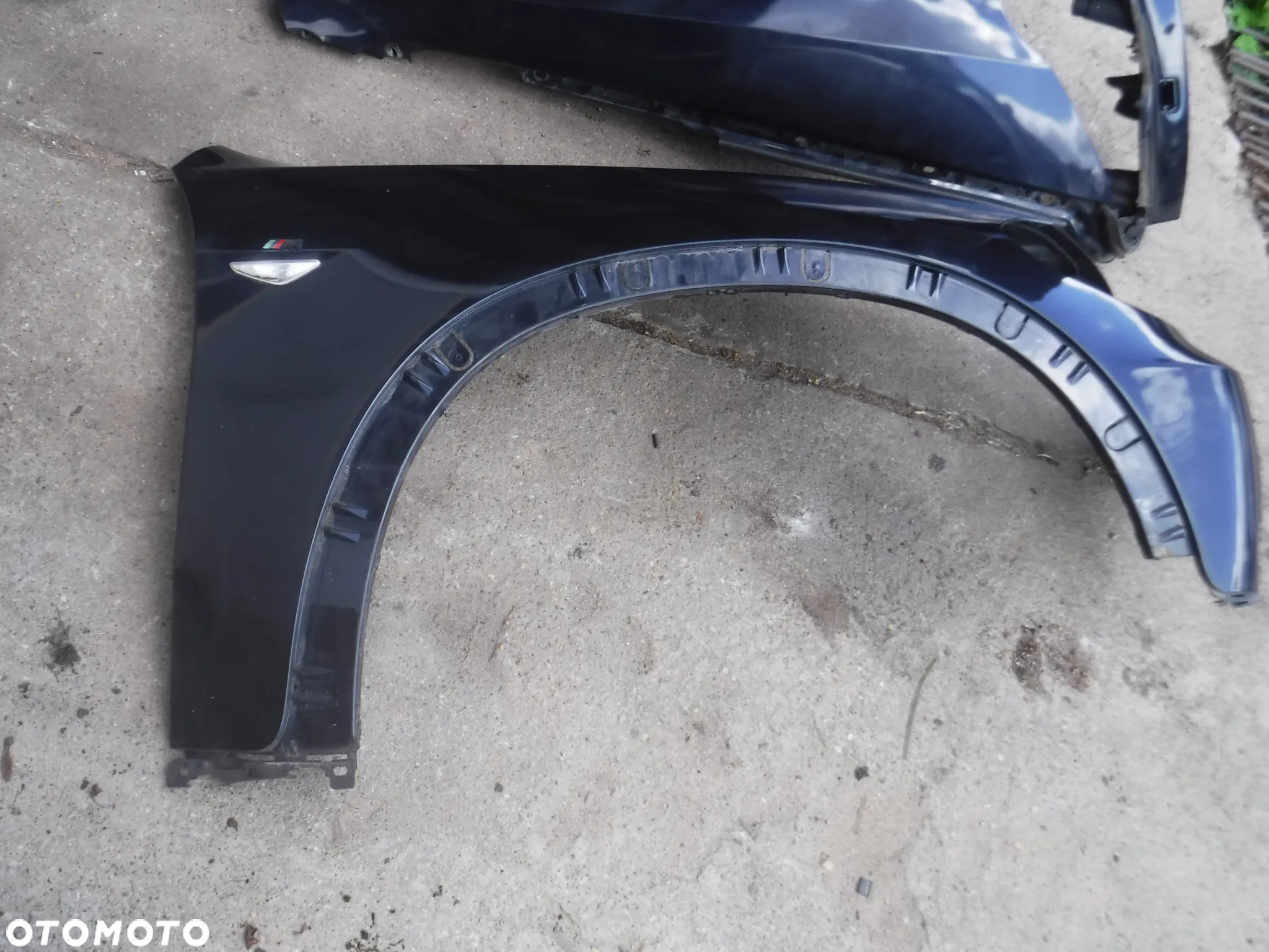 BMW X5 E70 blotnik przod lewy prawy  pod xenon  m pakiet    carbonschwarz - 7