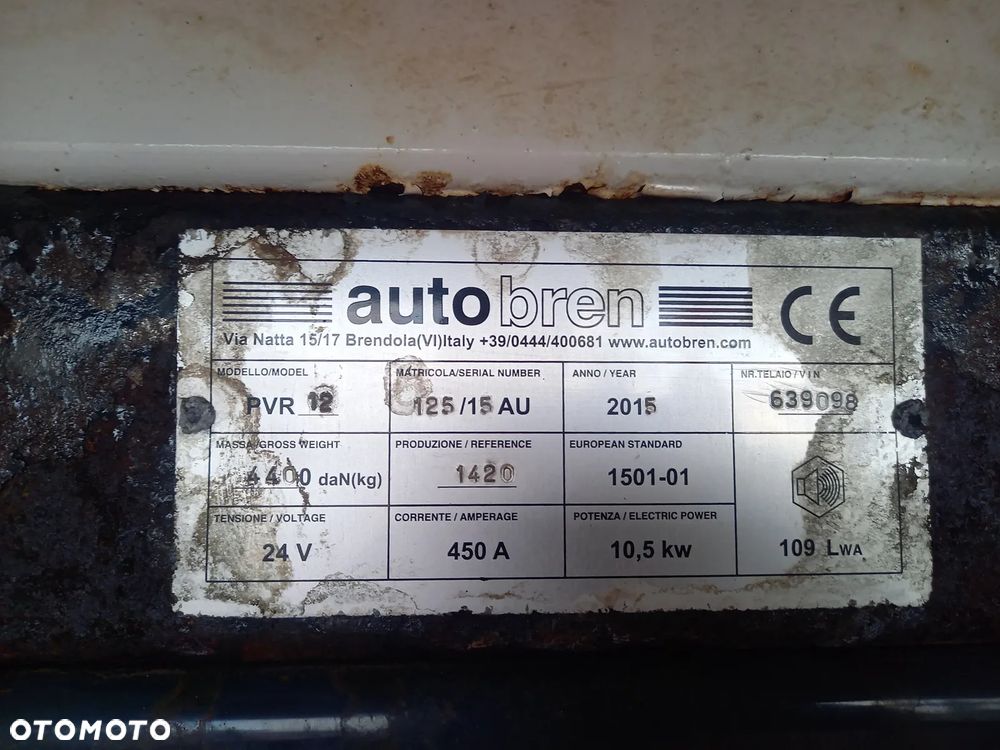 Inny ZABUDOWA ŚMIECIARKA AUTOBREN - 6